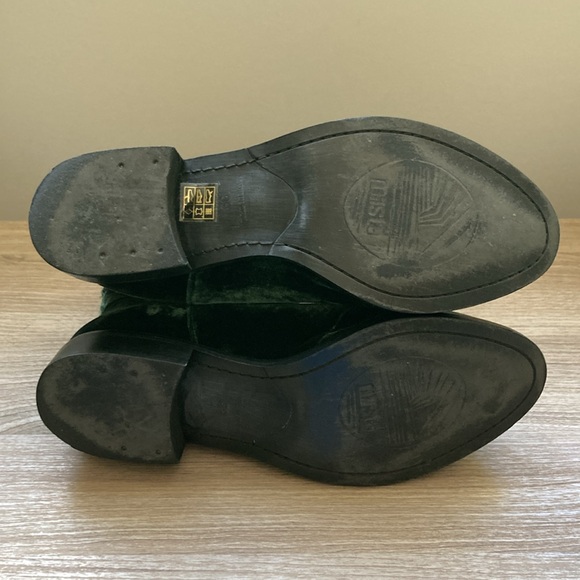 Miista velvet green booties elastic gussets 39 Spain - Picture 6 of 16